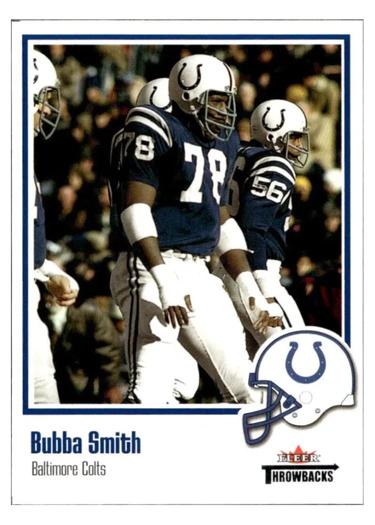 2002 Fleer Throwbacks Bubba Smith #33 card