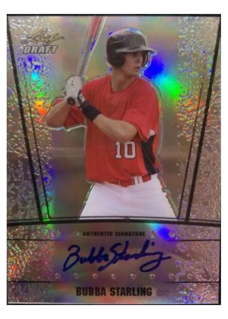 2011 Leaf Metal Draft Bubba Starling #BS2 card