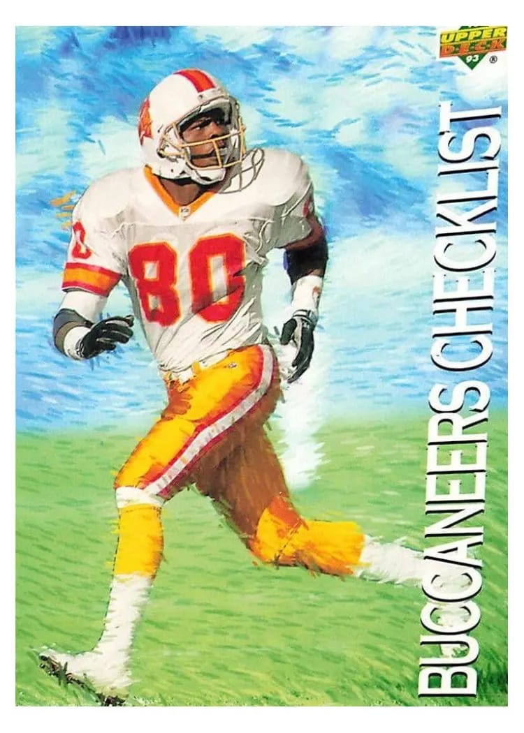 1993 Upper Deck Buccaneers Checklist #68 card