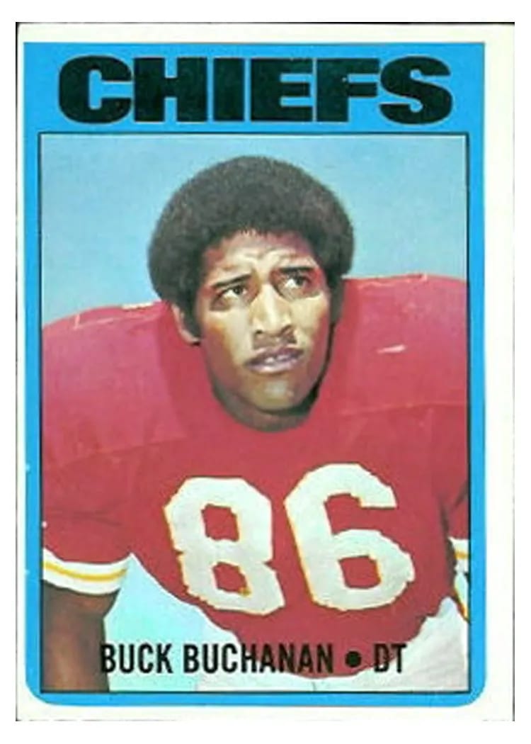 1972 Topps Buck Buchanan #204 card