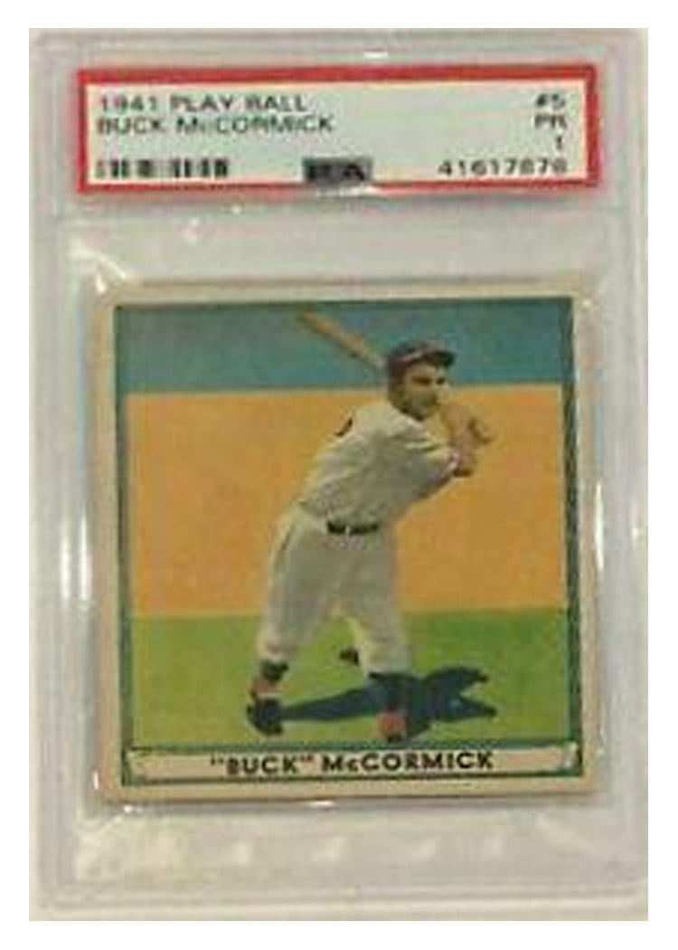 1941 Play Ball Buck McCormick #5 card