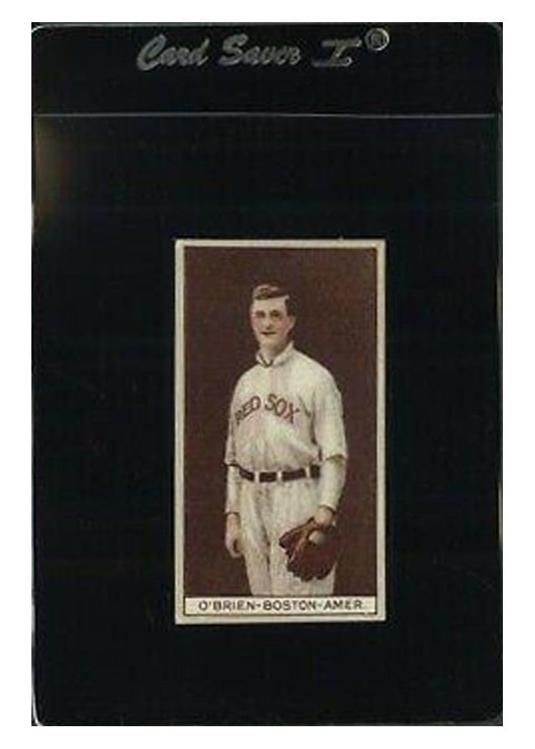 1912 T207 Brown Background Buck O'Brien card