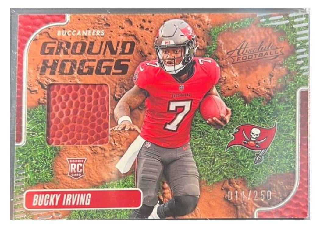 2024 Panini Absolute Ground Hoggs Materials Bucky Irving #GHM-BIG card