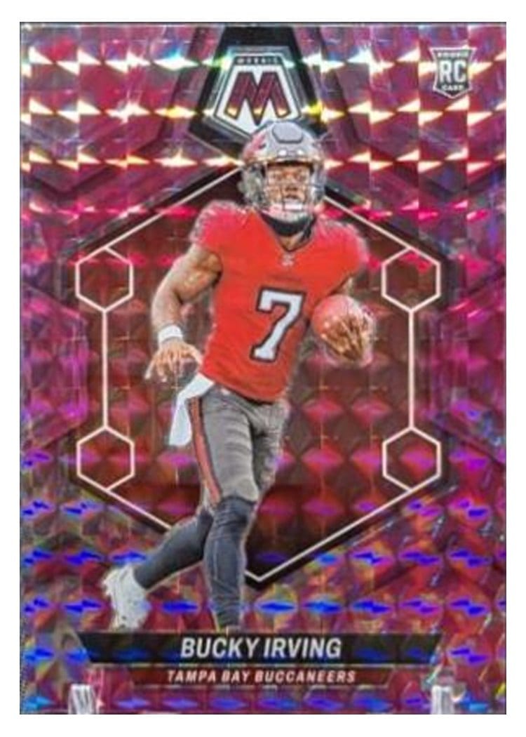2024 Panini Mosaic Base Set Bucky Irving #385 card