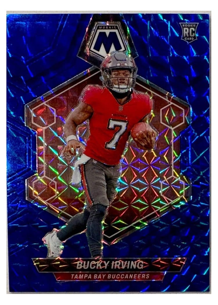 2024 Panini Mosaic Base Set Bucky Irving #385 card