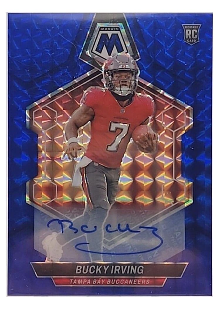 2024 Panini Mosaic Base Set Bucky Irving #385 card