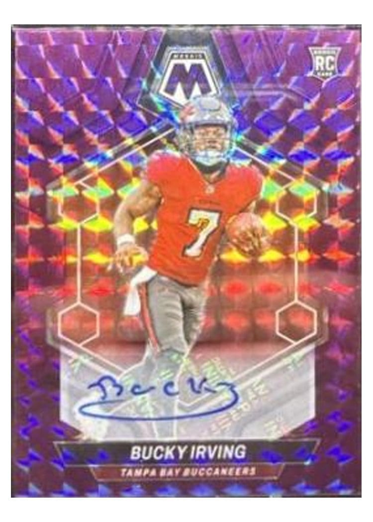 2024 Panini Mosaic Base Set Bucky Irving #385 card