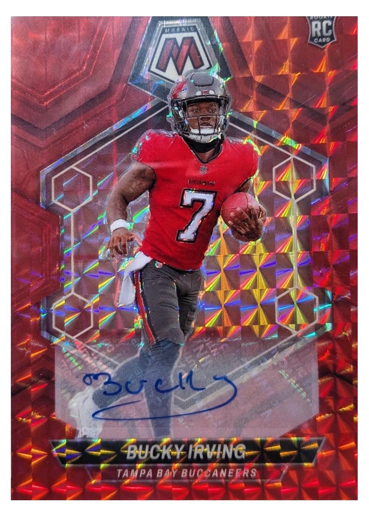 2024 Panini Mosaic Base Set Bucky Irving #385 card