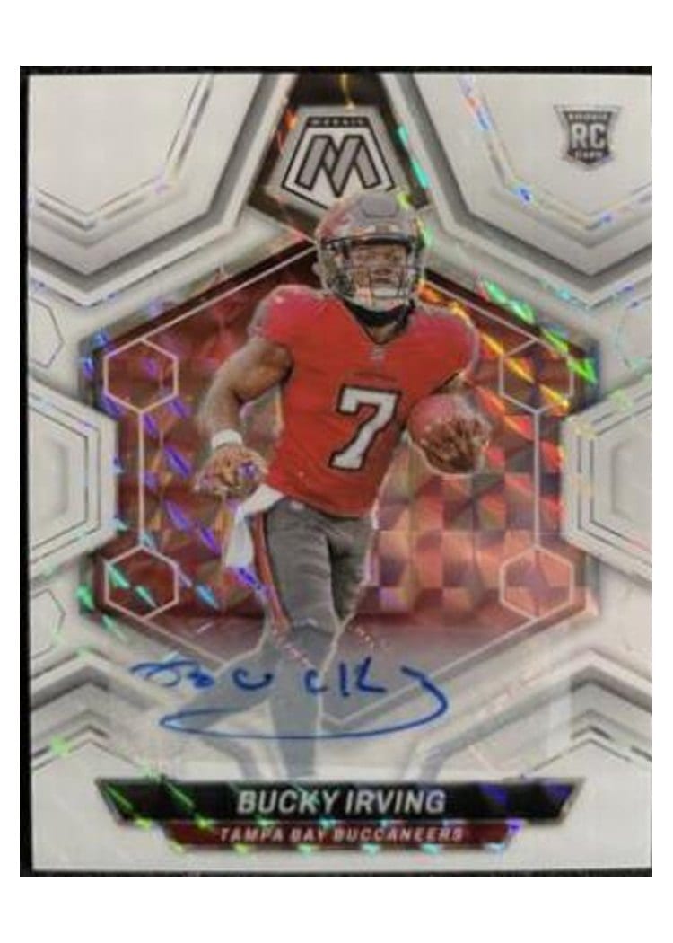 2024 Panini Mosaic Base Set Bucky Irving #385 card