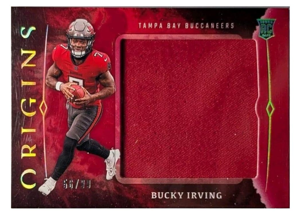 2024 Panini Origins Rookie Jumbo Jerseys Bucky Irving #RJJ-BIR card