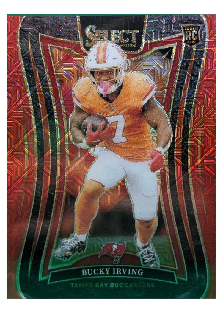 2024 Panini Select Base Set Bucky Irving Red Prizm #313 card