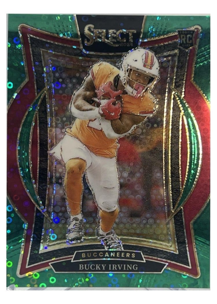 2024 Panini Select Base Set Bucky Irving Green Disco Prizm #4 card