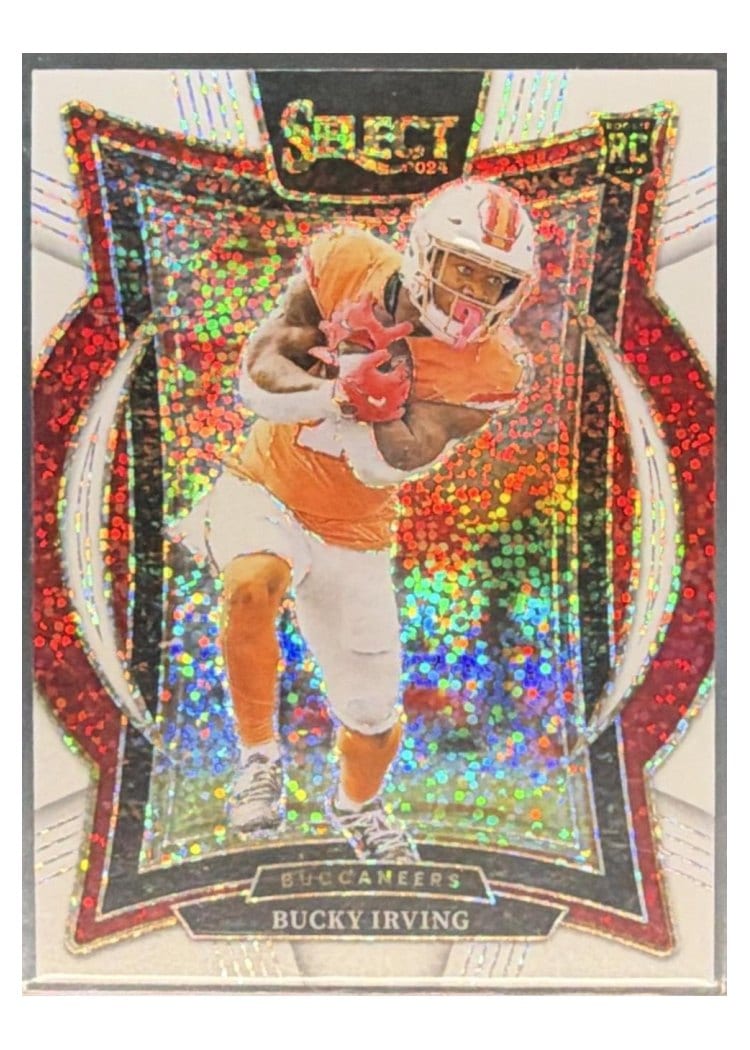 2024 Panini Select Base Set Bucky Irving White Sparkle Prizm #4 card