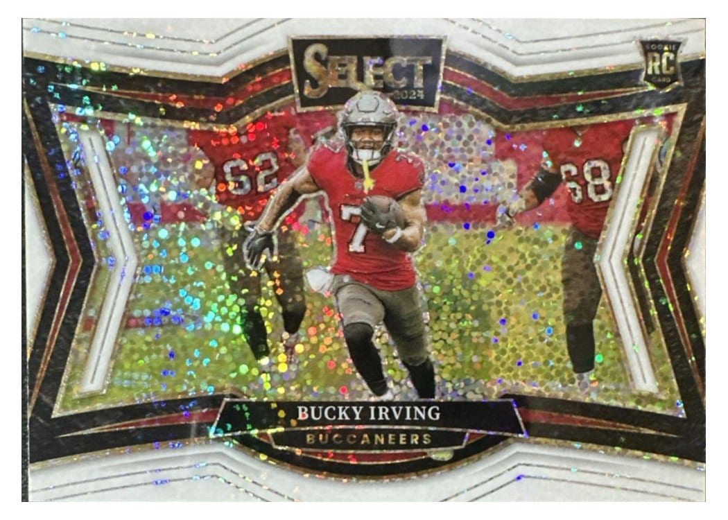 2024 Panini Select Base Set Bucky Irving White Sparkle Prizm #442 card