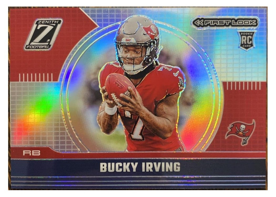 2024 Panini Zenith First Look Bucky Irving #23 card