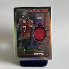 2024 Topps Chrome Topps Chrome Rookie Relics Bucky Irving #CRR-BI card