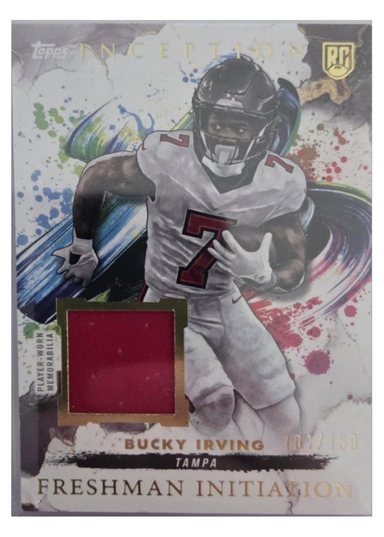 2024 Topps Inception Freshman Initiation Relics Bucky Irving #FI-1 card