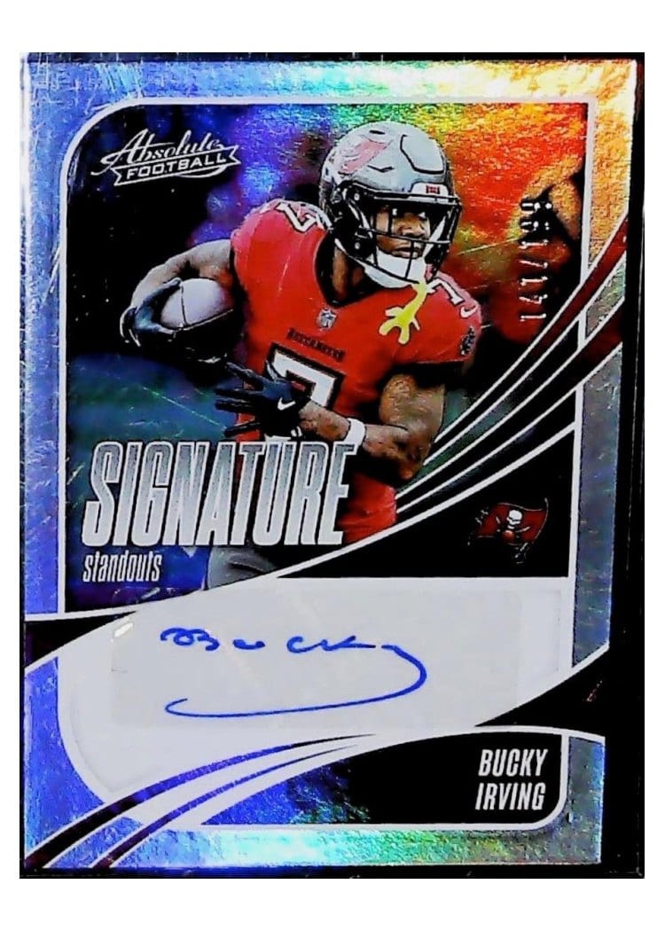 2025 Panini Absolute Signature Standouts Bucky Irving #SS-BIG card