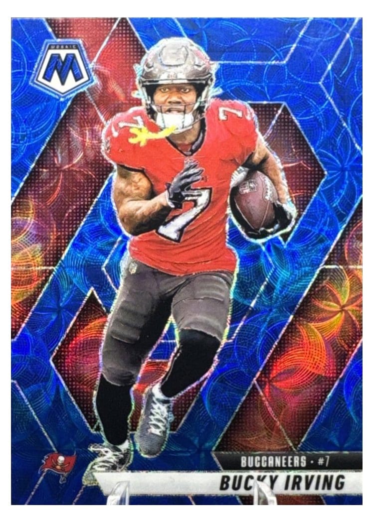 2025 Panini Mosaic Base Set Bucky Irving #99 card