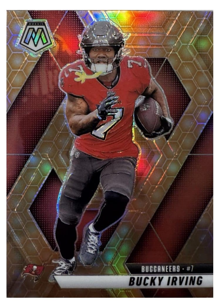 2025 Panini Mosaic Base Set Bucky Irving #99 card