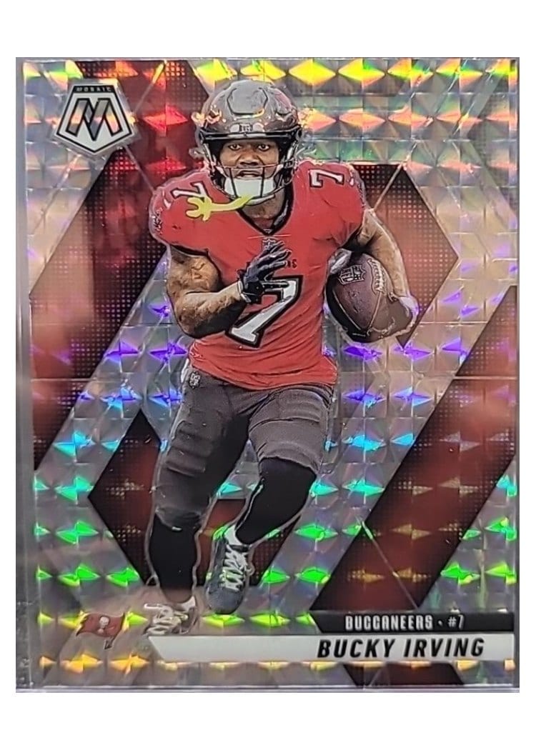 2025 Panini Mosaic Base Set Bucky Irving #99 card