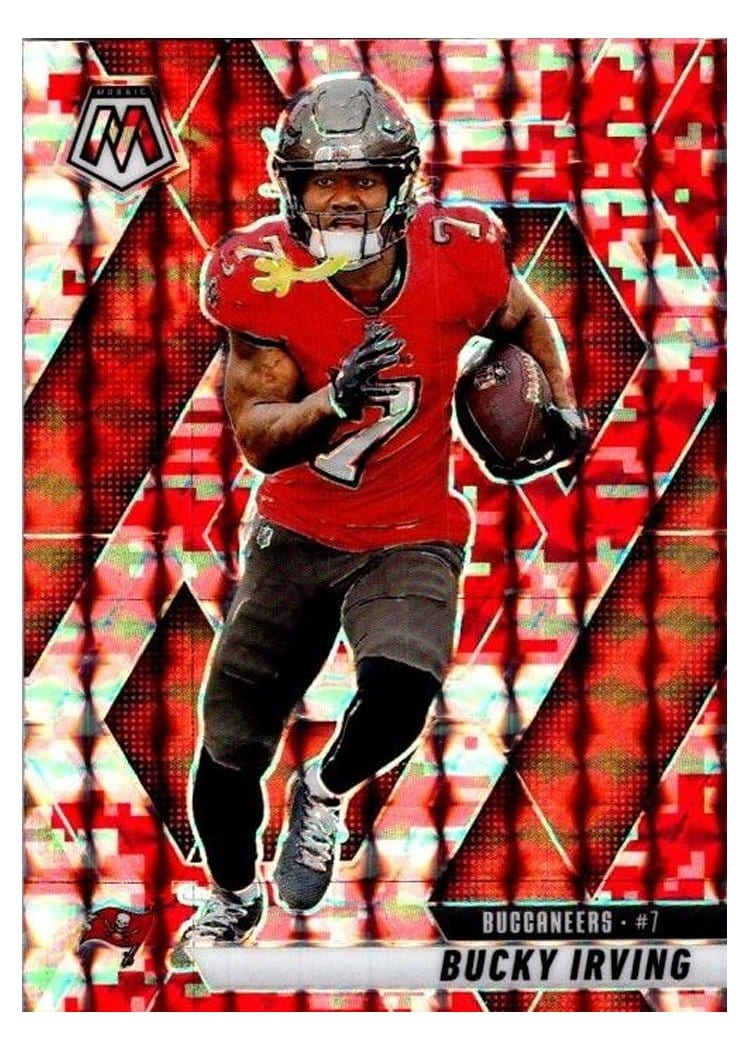 2025 Panini Mosaic Base Set Bucky Irving #99 card