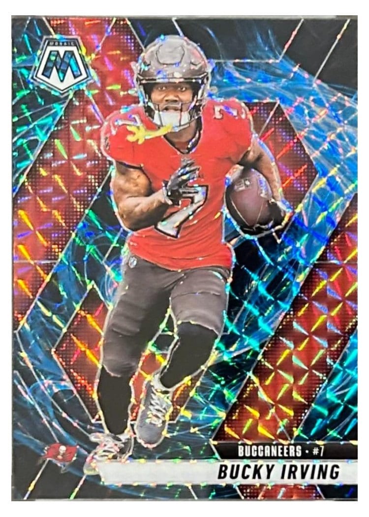 2025 Panini Mosaic Base Set Bucky Irving #99 card