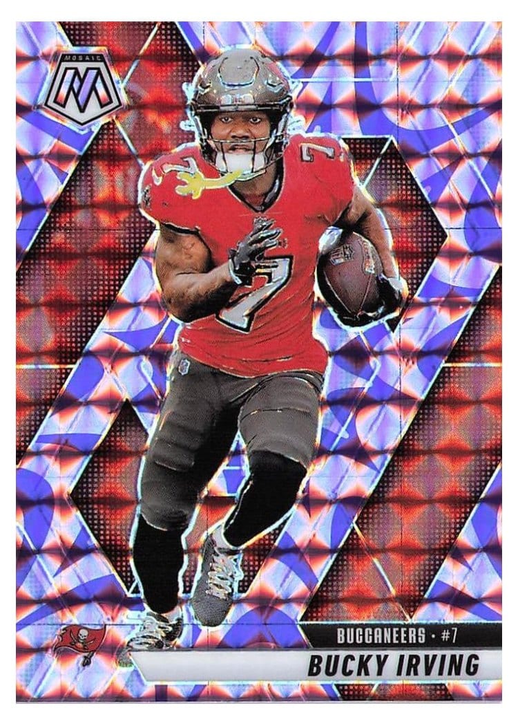 2025 Panini Mosaic Base Set Bucky Irving #99 card