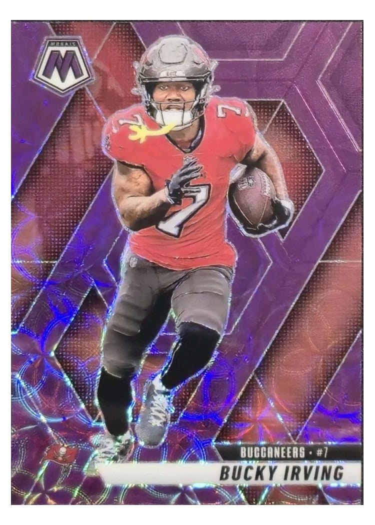 2025 Panini Mosaic Base Set Bucky Irving #99 card