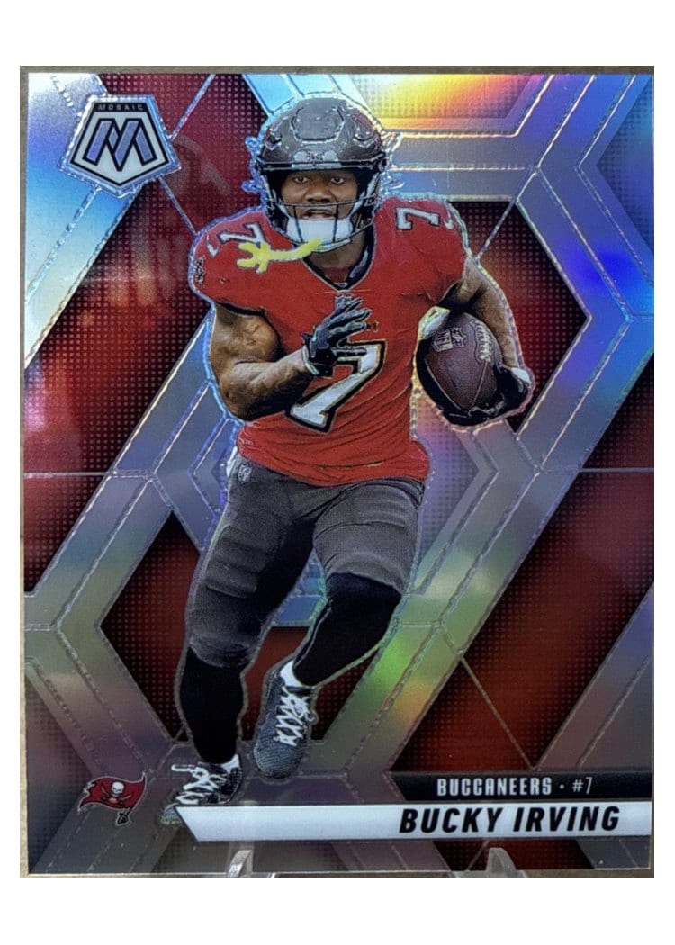 2025 Panini Mosaic Base Set Bucky Irving #99 card