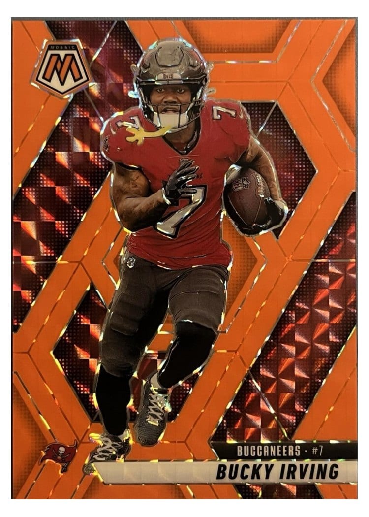 2025 Panini Mosaic Base Set Bucky Irving #99 card