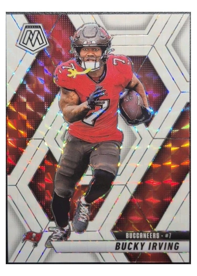 2025 Panini Mosaic Base Set Bucky Irving #99 card