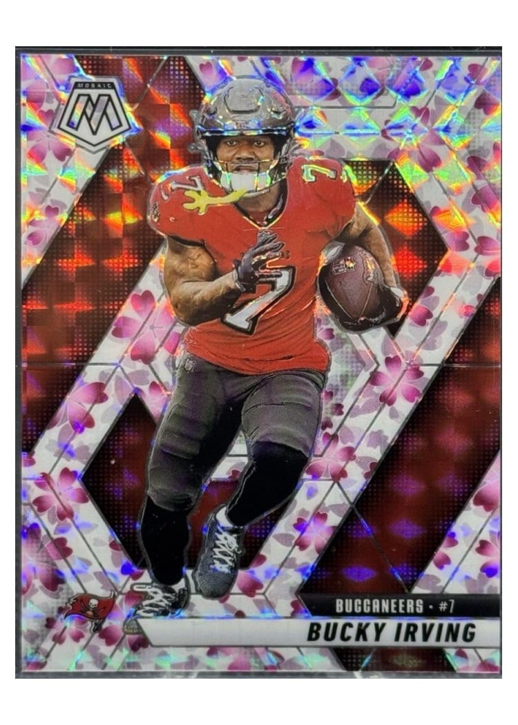 2025 Panini Mosaic Base Set Bucky Irving #99 card