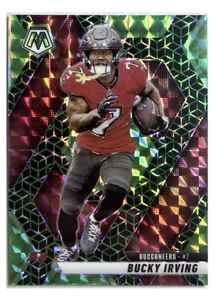 2025 Panini Mosaic Base Set Bucky Irving #99 card