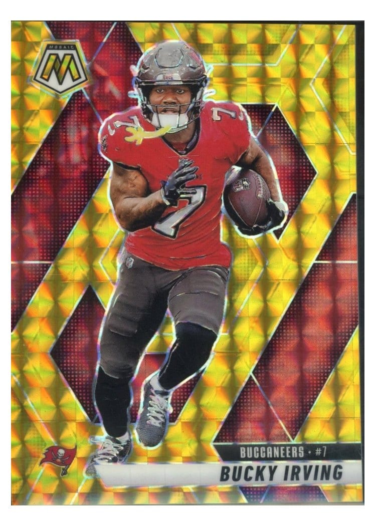 2025 Panini Mosaic Base Set Bucky Irving #99 card