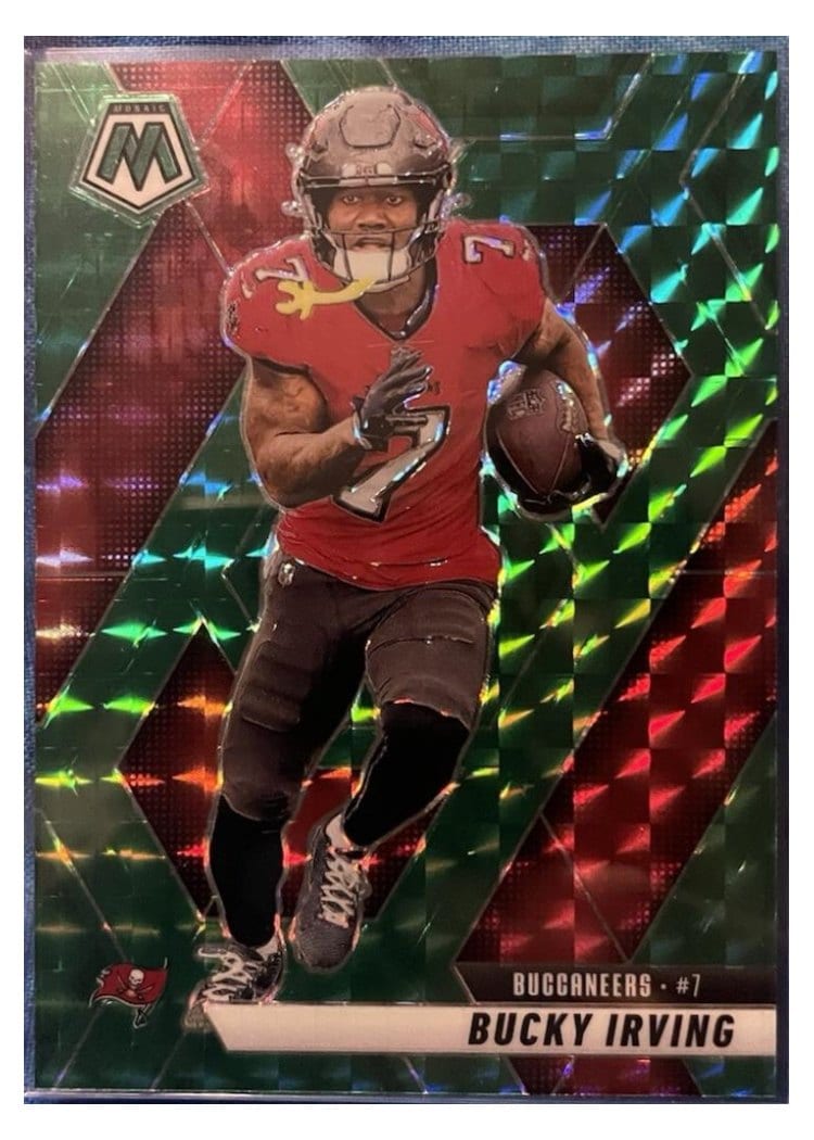2025 Panini Mosaic Base Set Bucky Irving #99 card