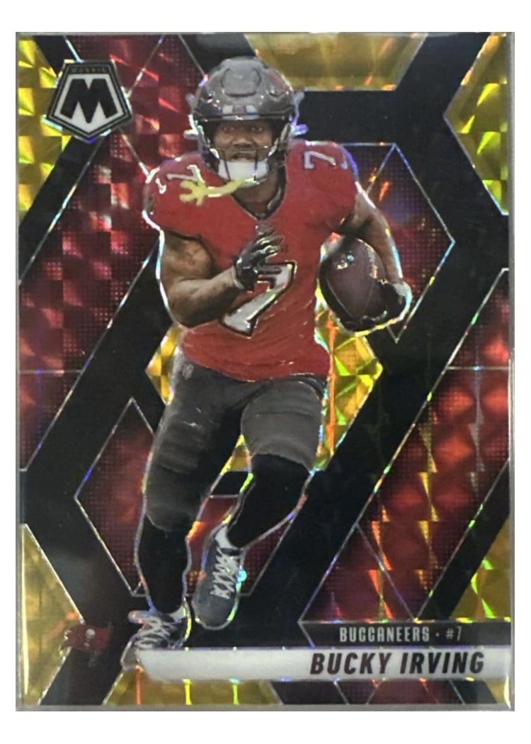 2025 Panini Mosaic Base Set Bucky Irving #99 card