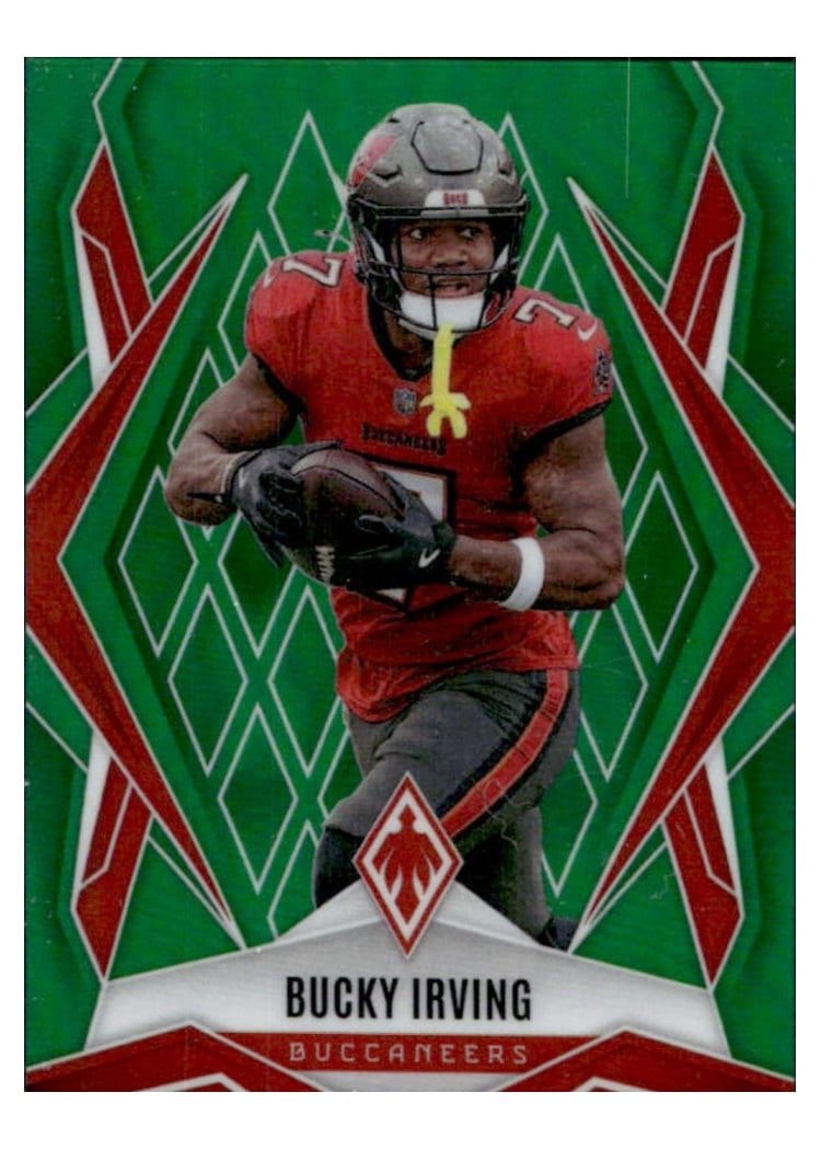 2025 Panini Phoenix Base Set Bucky Irving Green #6 card