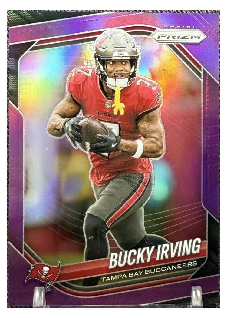 2025 Panini Prizm Base Set Bucky Irving #169 card