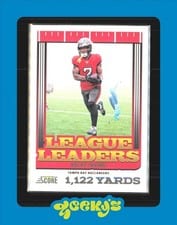2025 Score League Leaders Bucky Irving #14 card