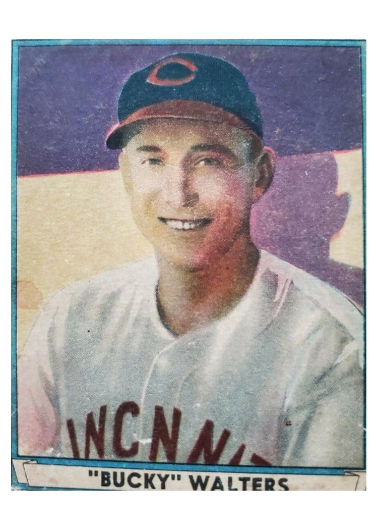 1941 Play Ball Bucky Walters #3 card