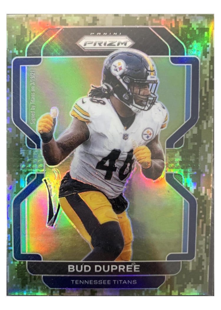 2021 Panini Prizm Base Set Bud Dupree #7 card