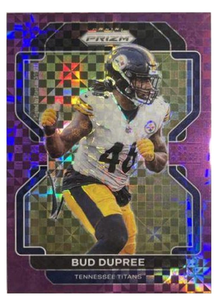 2021 Panini Prizm Base Set Bud Dupree #7 card