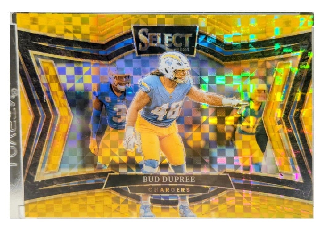 2024 Panini Select Base Set Bud Dupree Gold Prizm #413 card