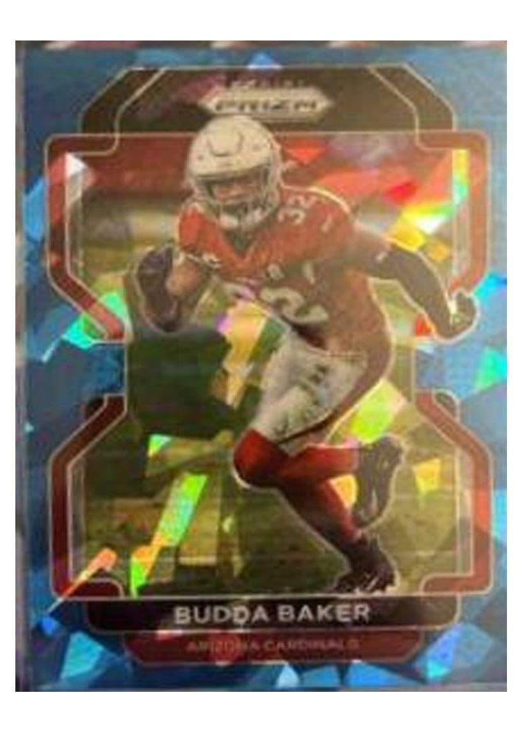 2021 Panini Prizm Base Set Budda Baker Blue Ice Prizm #80 card