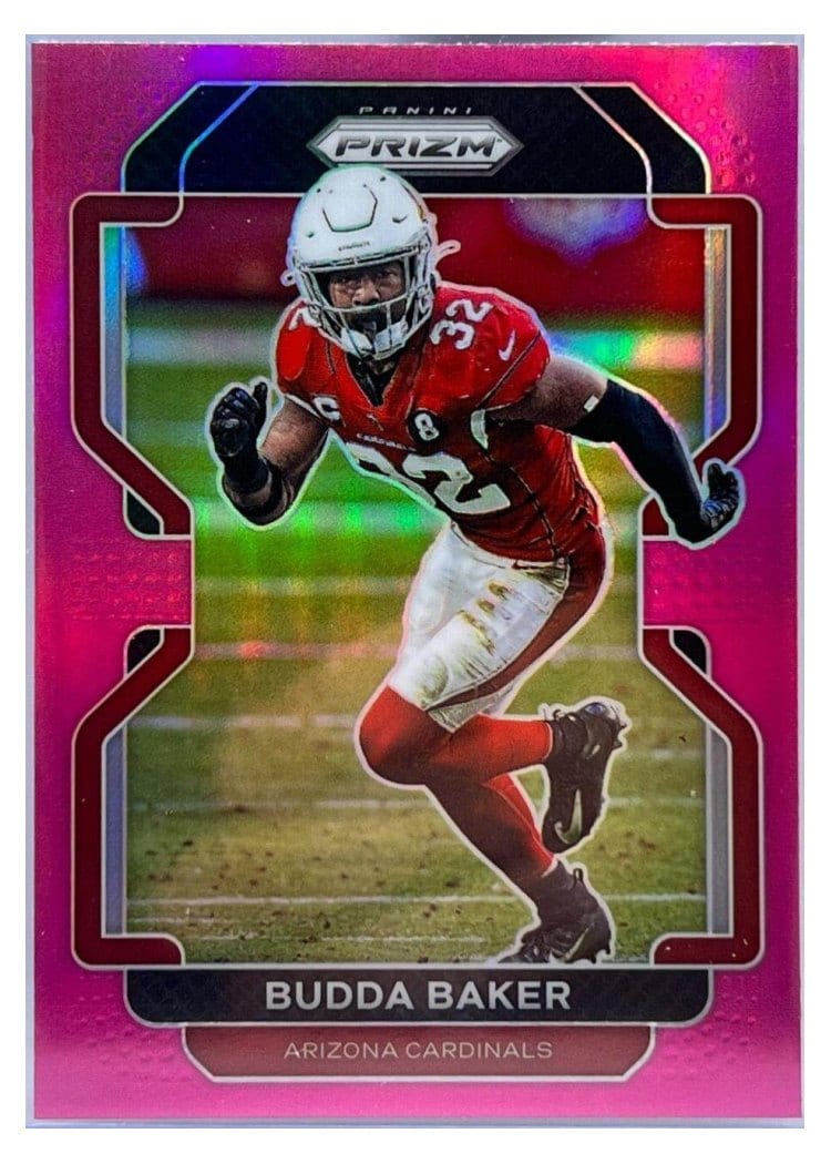 2021 Panini Prizm Base Set Budda Baker Pink Prizm #80 card