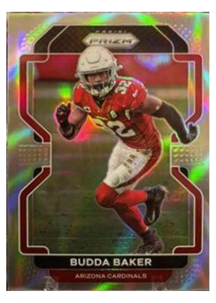 2021 Panini Prizm Base Set Budda Baker Silver Prizm #80 card
