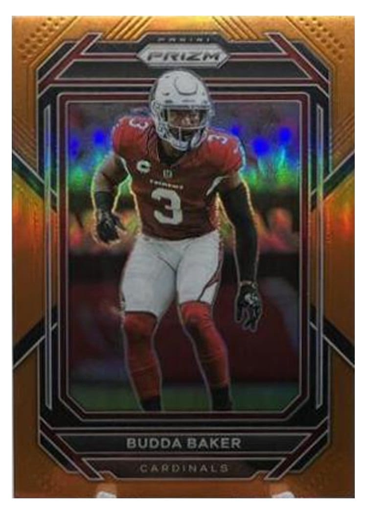 2022 Panini Prizm Base Set Budda Baker Orange #7 card