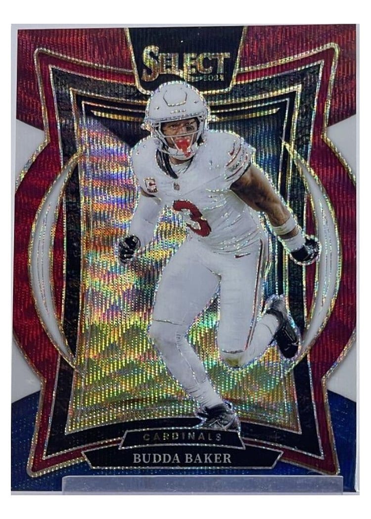 2024 Panini Select Base Set Budda Baker Tri-Color Prizm #14 card