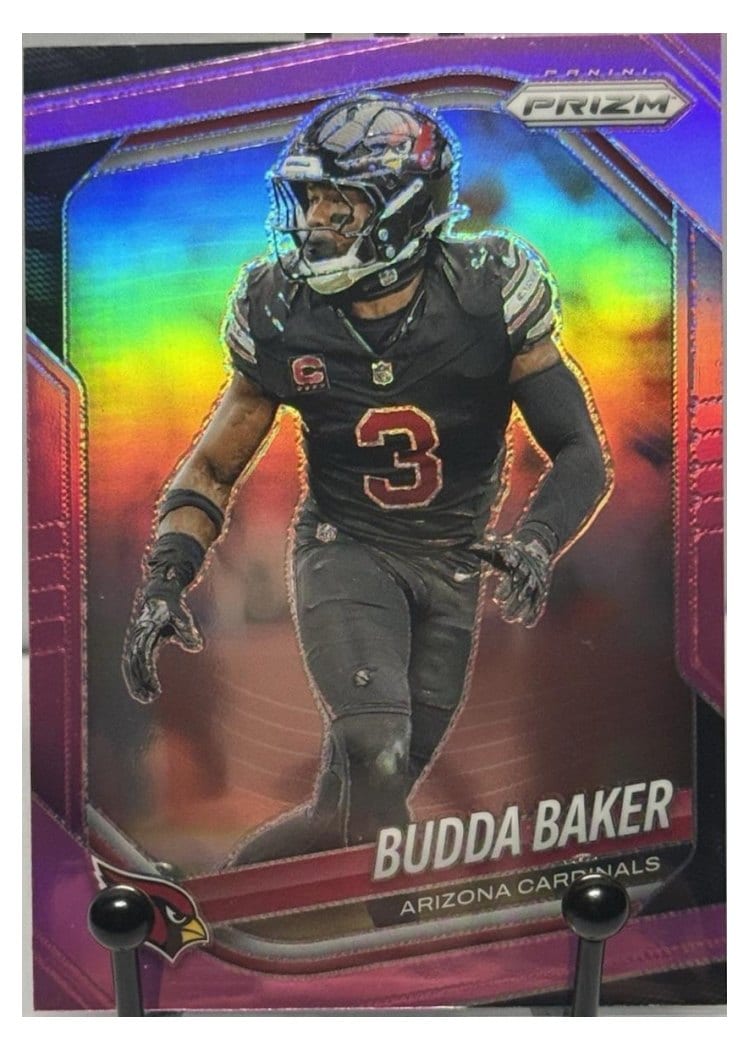 2025 Panini Prizm Base Set Budda Baker Pink #125 card